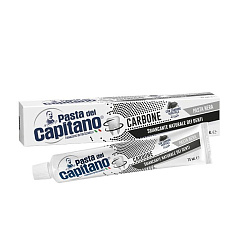 Pasta Del Capitano Зубная паста отбеливающая с древесным углем 75мл