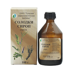 Солодки сироп 100г Тульская ФФ