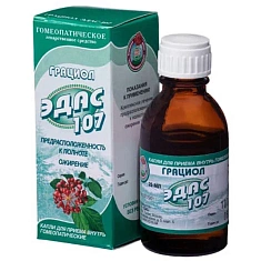 Эдас-107 Грациол капли гомеопатические 25мл