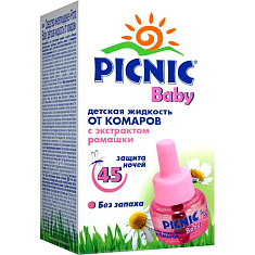Пикник бэби жидкость от комаров 45 ночей