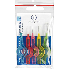 Curaprox Набор Prime Handy mixed set Ершик межзубный с держателем в ассортименте N5 CPS150