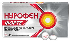 Нурофен Форте таблетки п/о 400мг N24