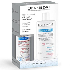 Dermedic Capilarte Набор Сыворотка стимулирующая рост волос 150мл + Шампунь антивозрастной 300мл