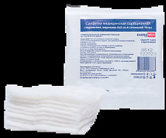 Салфетки стерильные 5х5см марлевые 8 сложений N10 Evers Med