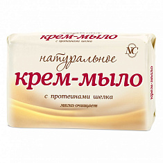 Невская косметика Крем-мыло туалетное Натуральное с протеинами шелка 90г