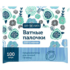 ComForte Ватные палочки пакет №100