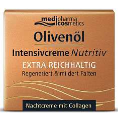 Медифарма Косметикс Olivenol крем для лица интенсив питательный ночной 50мл