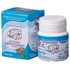 Эдас-935 Кардиомил гранулы гомеопатические 20г
