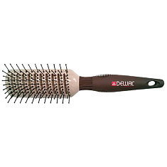 Dewal Pro Щетка туннельная Mокка с керамическим покрытием пластиковый штифт 9 рядов