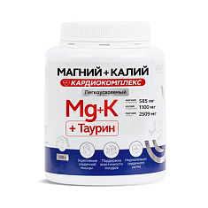 Магний + калий кардиокомплекс порошок 130г