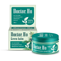 Доктор ХО Green Balm Ароматическое средство на основе эфирных масел бальзам 16г