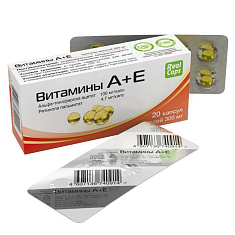 Витамины А+Е капсулы 300мг N20 Реалкапс