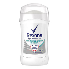 Rexona Антиперспирант-карандаш женский Антибактериальная свежесть 40мл