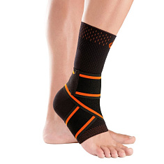 Orliman Бандаж голеностопный с эластичным ремнем черный TOB-500N р.S/2