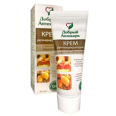 Добрый Аптекарь Крем для тела регенерирующий с маслом облепихи 30мл
