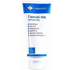 Valentum гель для тела горячий лед 200мл