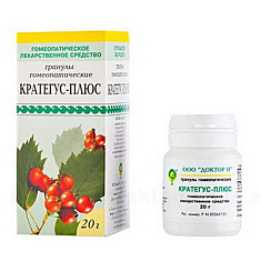 Кратегус-Плюс гранулы гомеопатические 20г
