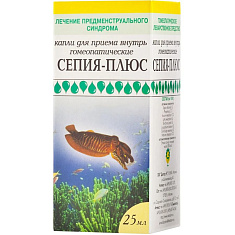 Сепия-Плюс капли для приема внутрь гомеопатические 25мл