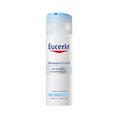 Eucerin Dermatoclean Гель освежающий и очищающий для умывания 200мл