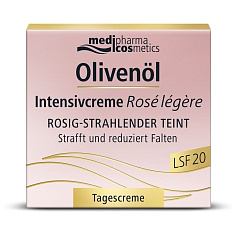 Медифарма Косметикс Olivenol Легкий дневной крем-интенсив для лица Роза LSF 20 50мл