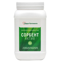 Сердце Континента Сорбент Актив порошок 25г