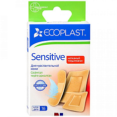 Ecoplast Набор эластичных пластырей Sensitive №16