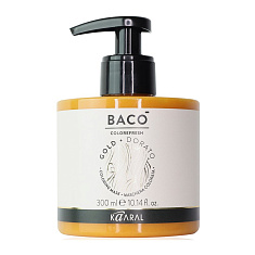 Kaaral Baco Colorefresh Coloring Mask Gold Тонирующая маска для волос Золотой 300мл