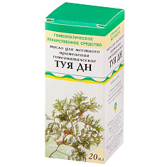 Туя ДН масло гомеопатическое флакон 20 мл Доктор Н