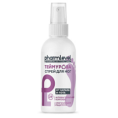 Pharmlevel Теймурова Спрей для ног от запаха и пота усиленная формула 150мл