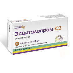 Эсциталопрам-СЗ таблетки п/о 10мг N30 Северная звезда