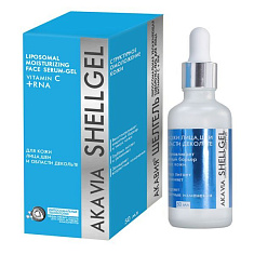 Акавия Шелгель липосомальная увлажняющая сыворотка-гель для лица витамин С+РНК 50мл