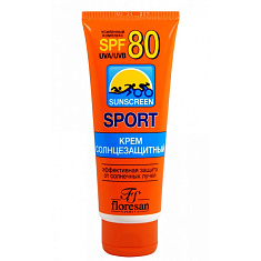 Floresan Формула 109 Крем солнцезащитный водостойкий SPF80 60мл