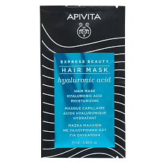 Apivita Express Beauty Маска для волос с Гиалуроновой кислотой 20мл