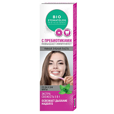 Фитокосметик BioStomatolog Professional Зубная паста умная экстра свежесть 5в1 150мл