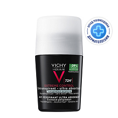 Vichy (Виши) ОМ Дезодорант мужской против избыточного потоотделения 72 часа 50 мл