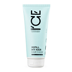 Натура Сиберика ICE Professional REFILL MY HAIR MASK Маска для сухих и повреждённых волос 200мл