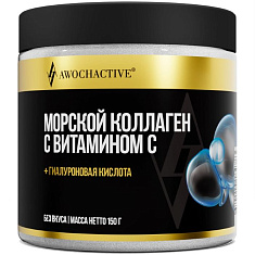 Awochactive Коллаген морской с витамином С порошок без вкуса 150г
