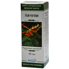 Аспера масло пачули эфирное 10мл
