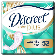 Discreet Прокладки ежедневные Zone Plus Waterlily №52