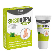 Экзонорм гель для ухода за ногтями 1% 15мл