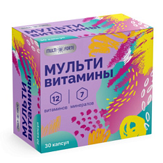 MultiForte Мультивитамины для взрослых капсулы №30