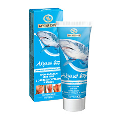 Акулий жир с муравьиной кислотой и сабельником крем-бальзам для тела согревающий 75 мл