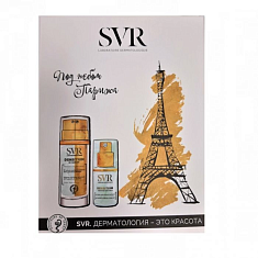 SVR Денситиум Набор Под небом Парижа: Сыворотка двухфазная 2*15мл + Уход для контура глаз 15мл