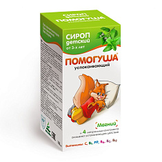 Помогуша успокоительный сироп для детей с 3 лет 100мл