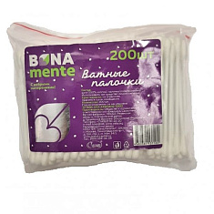Ватные палочки Bona Mente пакет N200