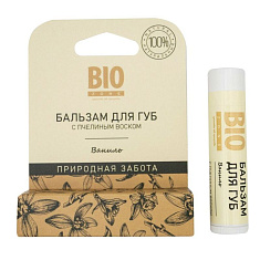 Биозон Сделано пчелой Бальзам для губ натуральный с пчелиным воском и ванилью 4,25г