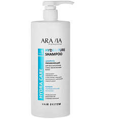 Aravia Шампунь увлажняющий для восстановления сухих обезвоженных волос Hydra Pure Shampoo 1000мл