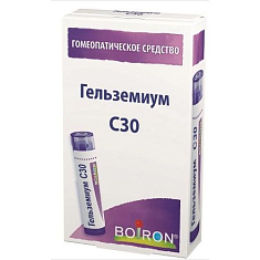 Гельземиум С30 Гомеопатический монокомпонентный препарат гранулы гомеопатические 4г