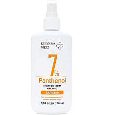 Красса Med Panthenol 7% Бальзам для всей семьи с гиалуроновой кислотой спрей 150мл