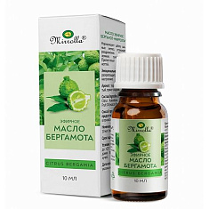 Масло Бергамот эфирное 10мл Мирролла